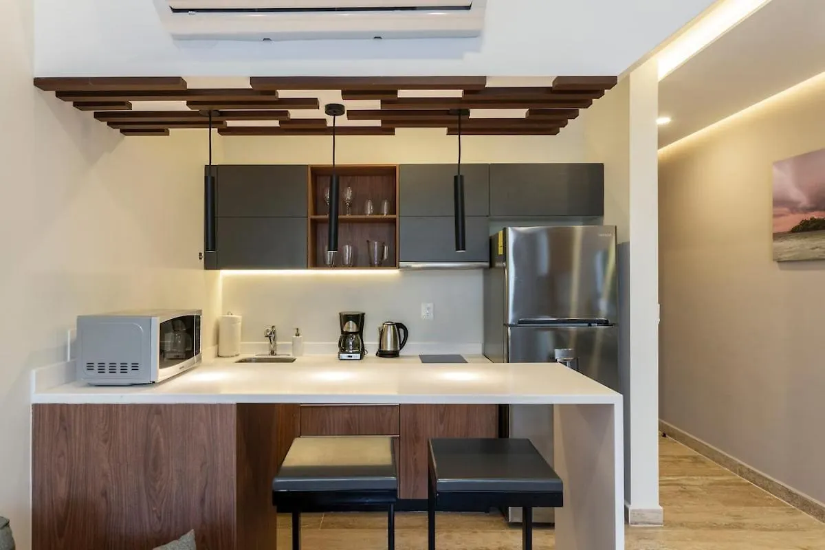 Brand New Studio With King Bed And Rooftop Pool Tulum Apartment