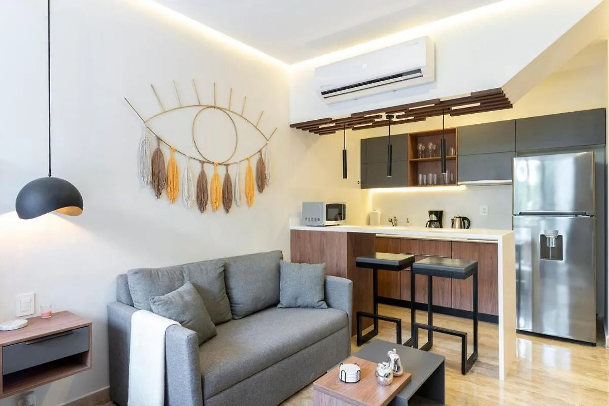 Brand New Studio With King Bed And Rooftop Pool Tulum 0*,